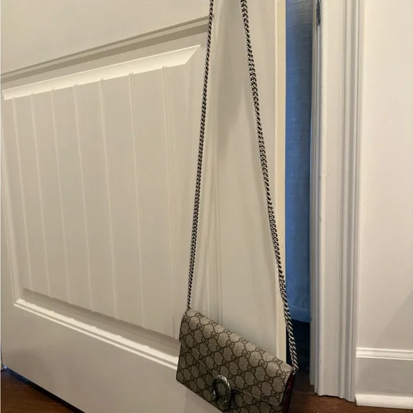 Gucci Beige and Red Crossbody Bag - Picture 6 of 7